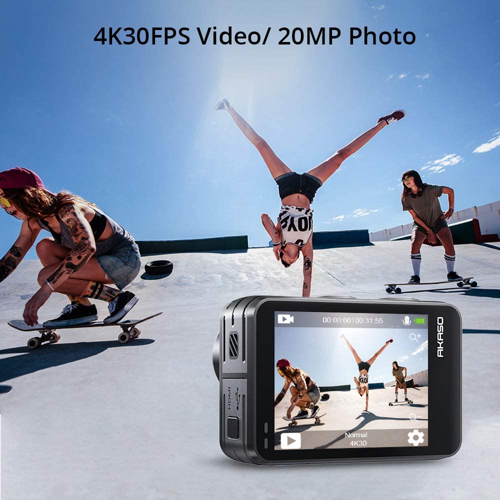AKASO Brave 7 LE 4K30FPS 20MP Action Camera - TECHOBOOM