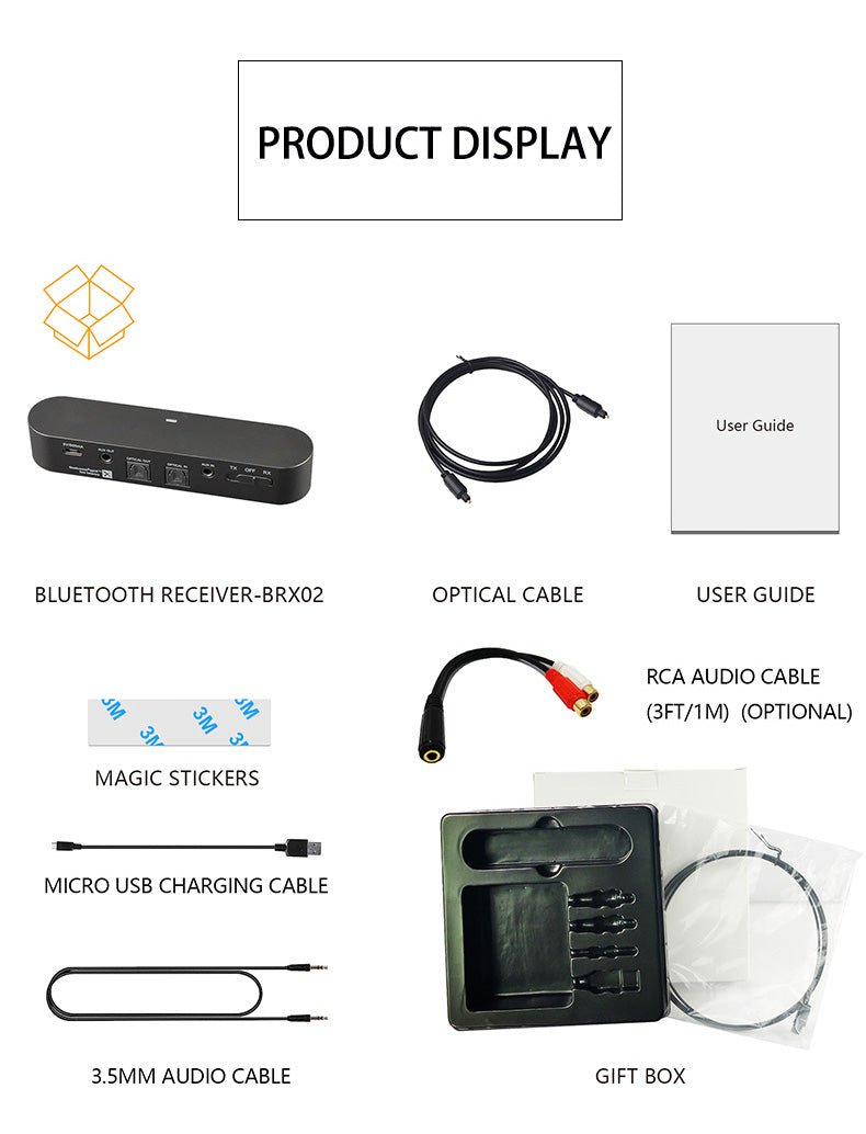 AKaudio AptX Low Latency SPDIF Bluetooth Audio Transmitter Receiver For TV - TECHOBOOM
