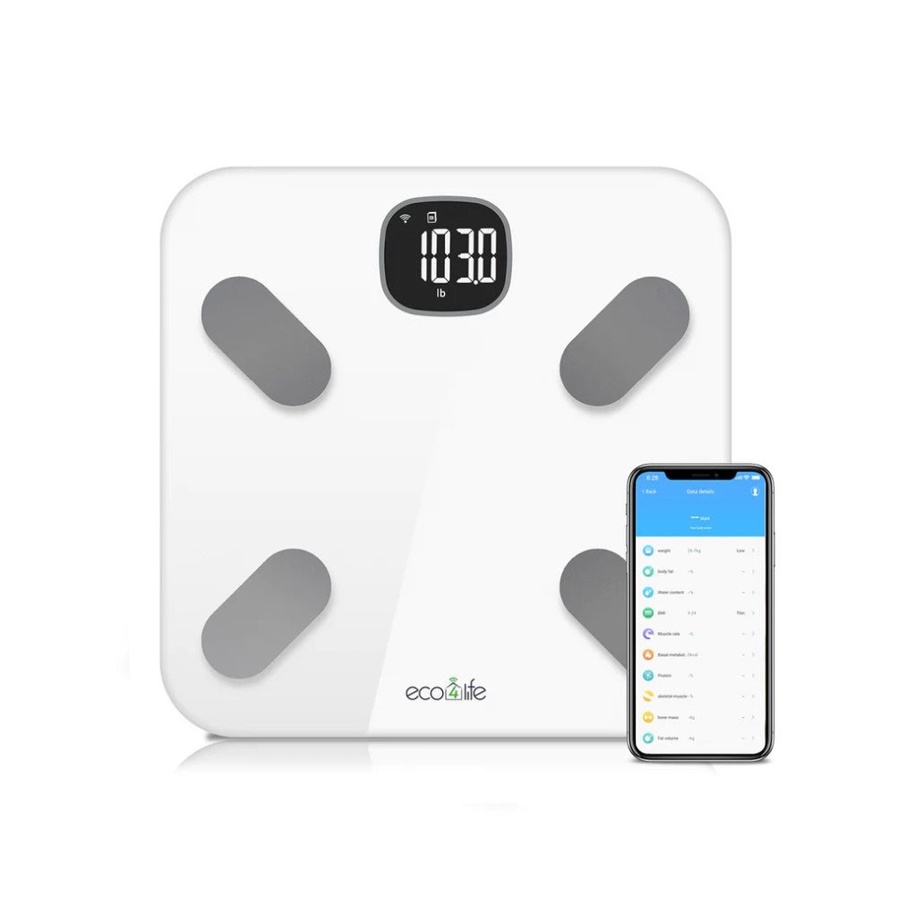Eco4life EC-BS100 Smart Wi-Fi Digital Body Weight Scale $49.99 eco4life