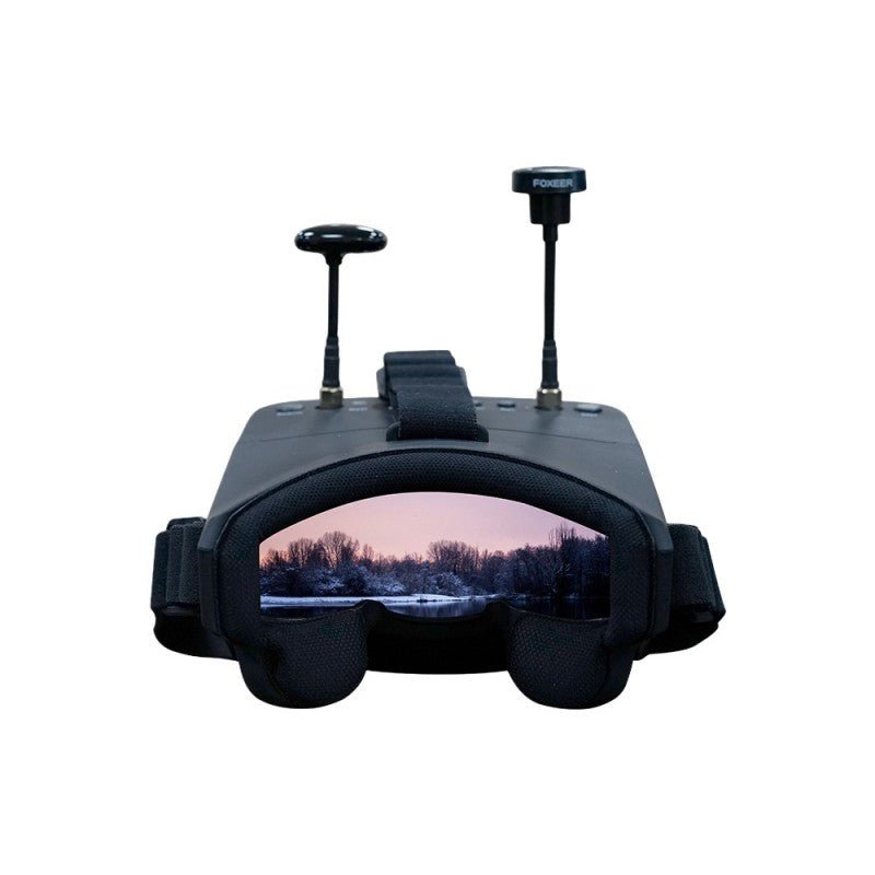 Foxeer 5.8G FPV Goggles 40CH Dual Receiver Battery DVR