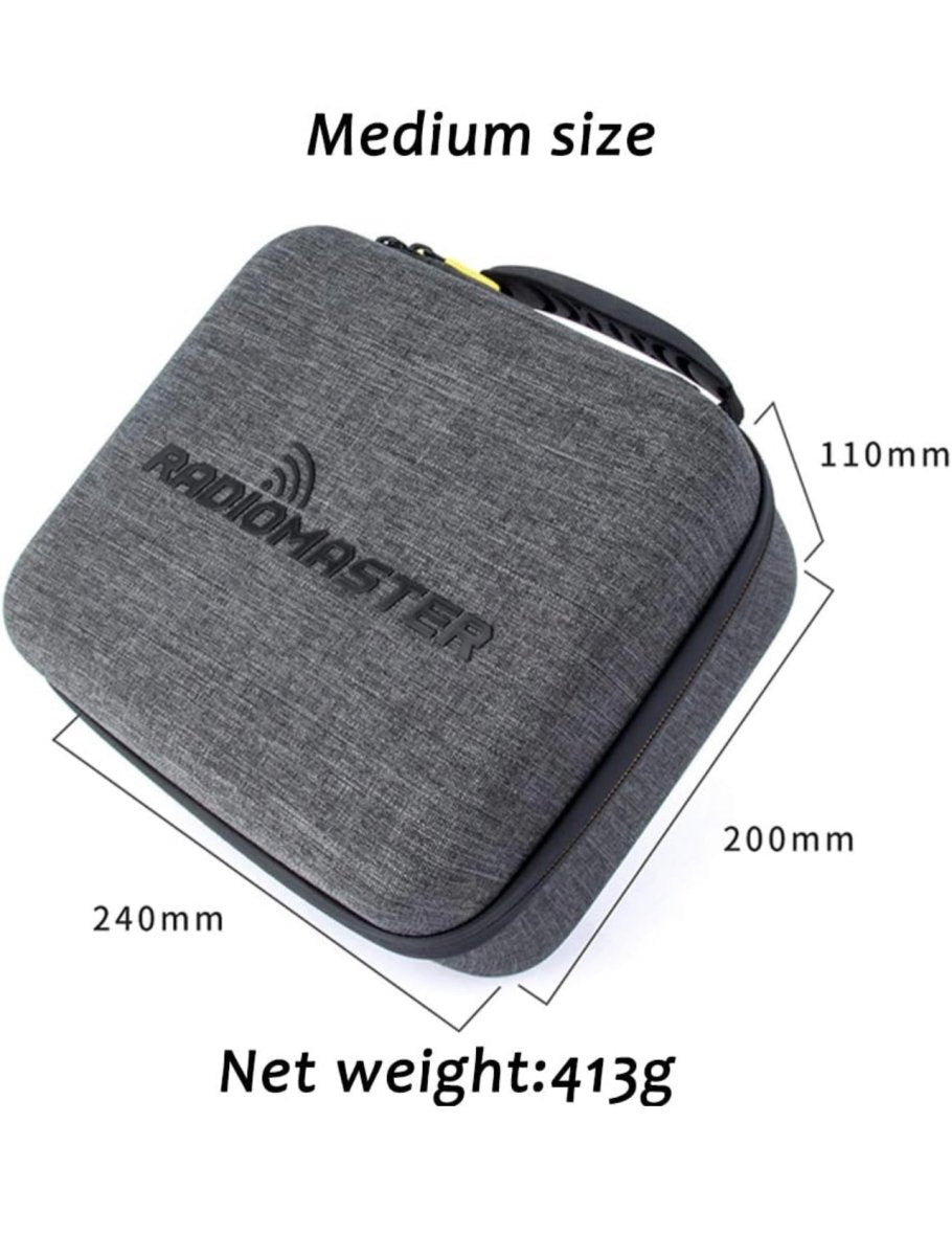 Radiomaster TX16S SE TX18S Universal Portable Storage Carry Bag Remote Control Transmitter Case Medium - TECHOBOOM