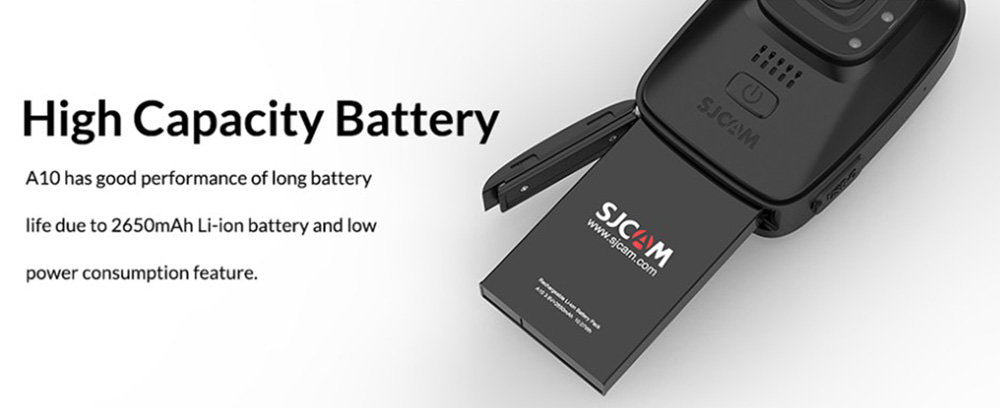 SJCAM A10 Action Body Camera Battery Replacement - TECHOBOOM
