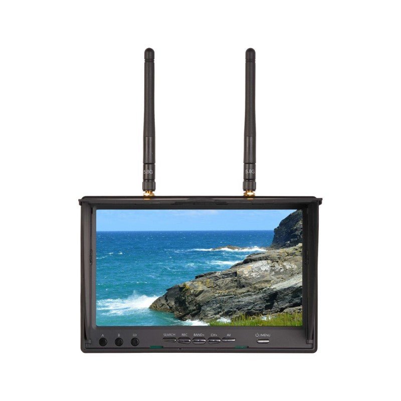 Foxeer 7" LCD5802D Monitor DVR 5.8G 40CH Receptor incorporado